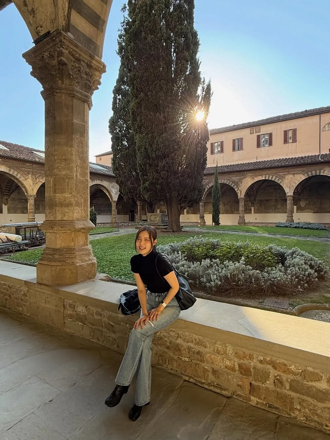 Min Kyung-ah, aktris, perjalanan ke Firenze, Instagram