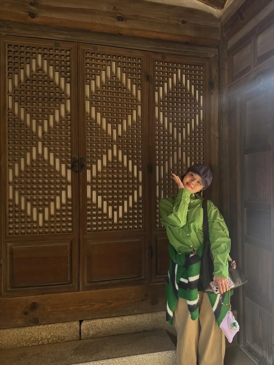 Kim Hyang-gi rạng rỡ nụ cười, sự thư thái ngày xuân