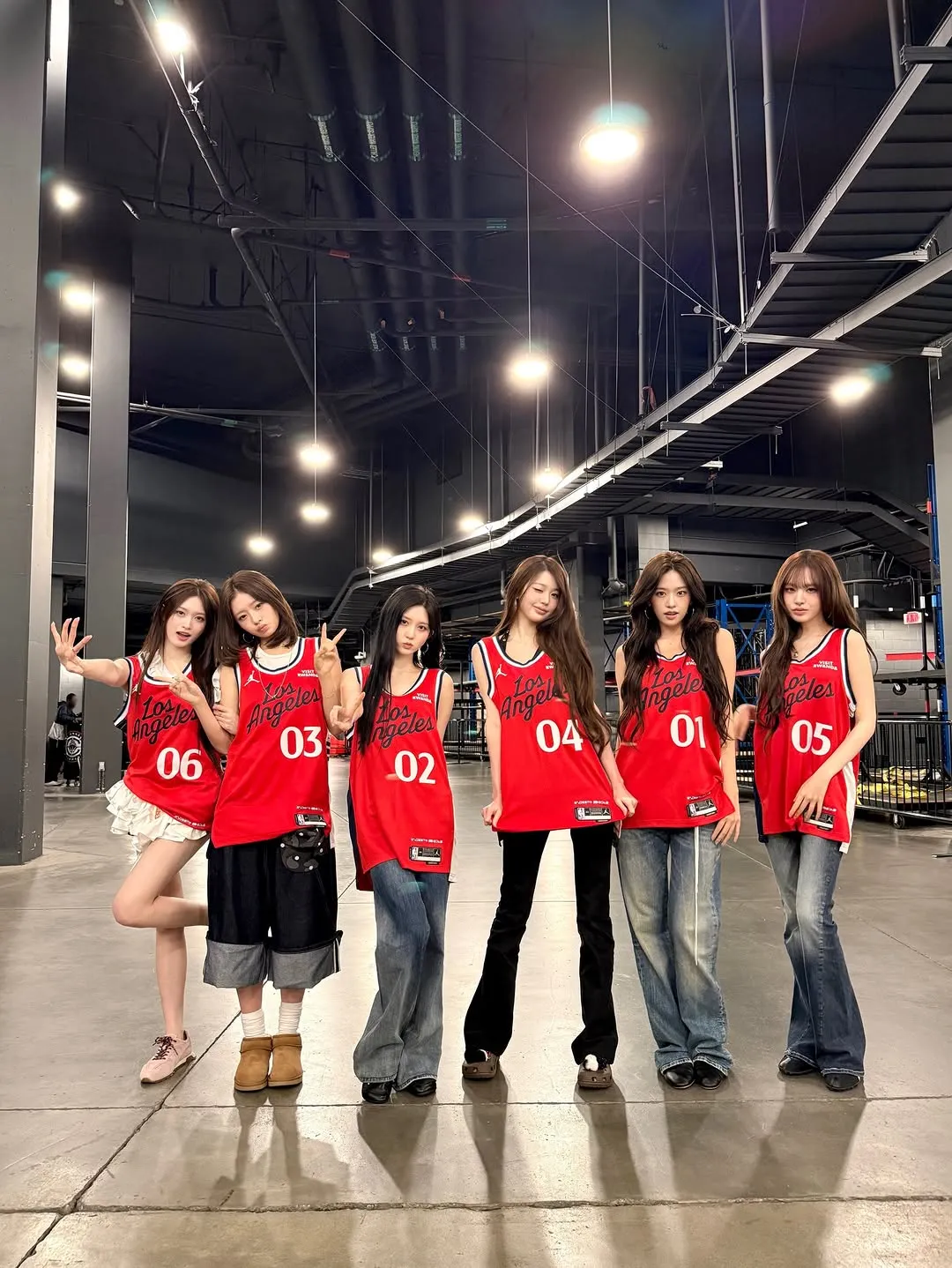 IVE, um momento especial com o LA Clippers