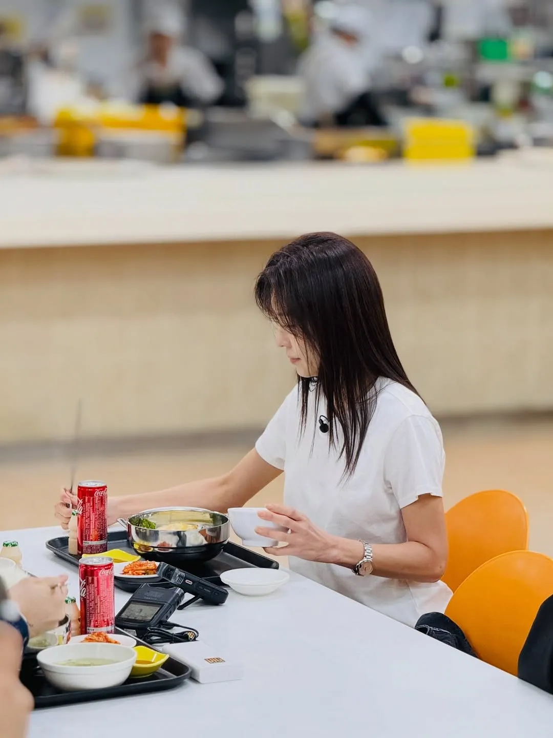 하지원, 배우, 식사