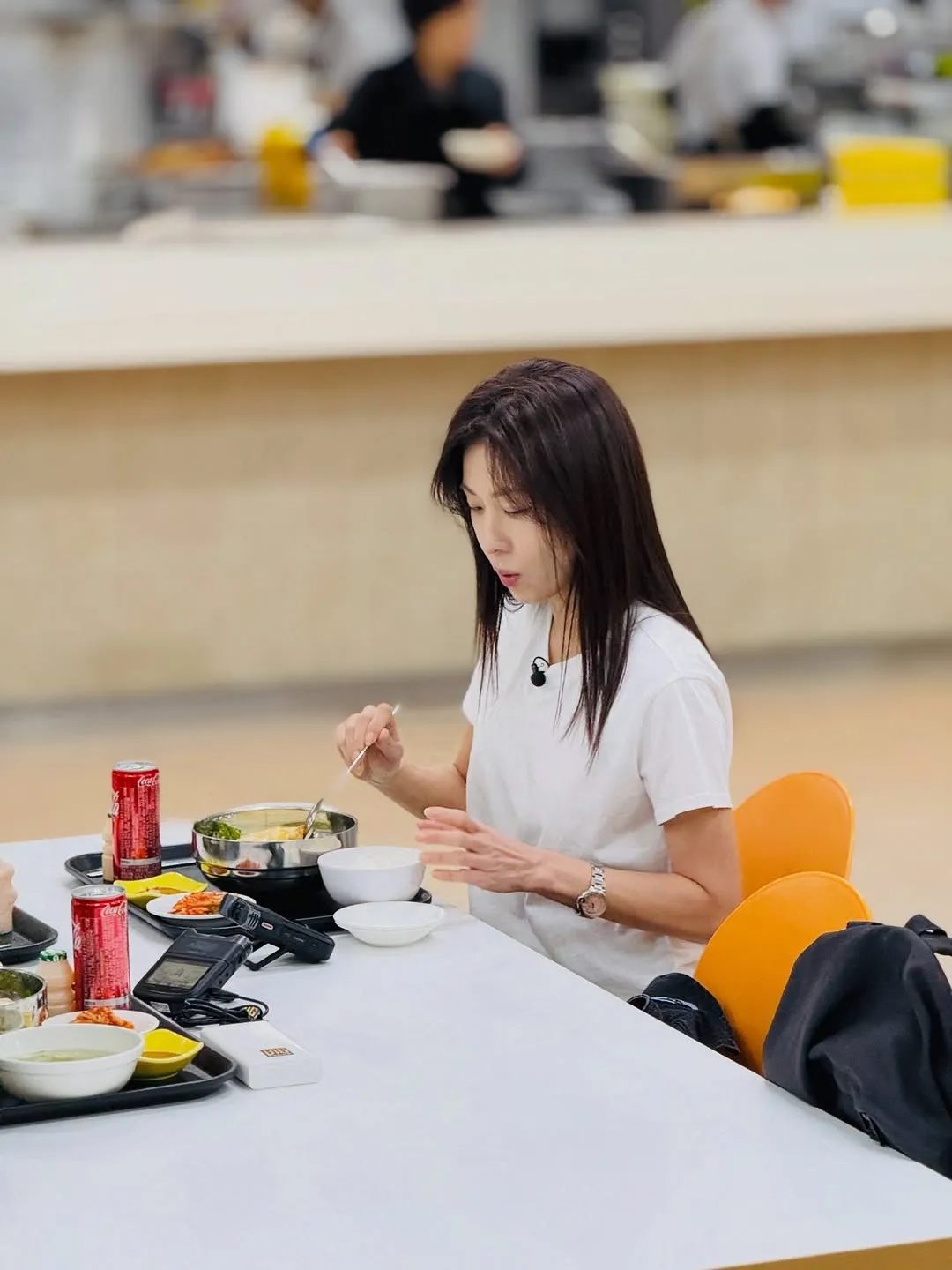 하지원, 배우, 식사