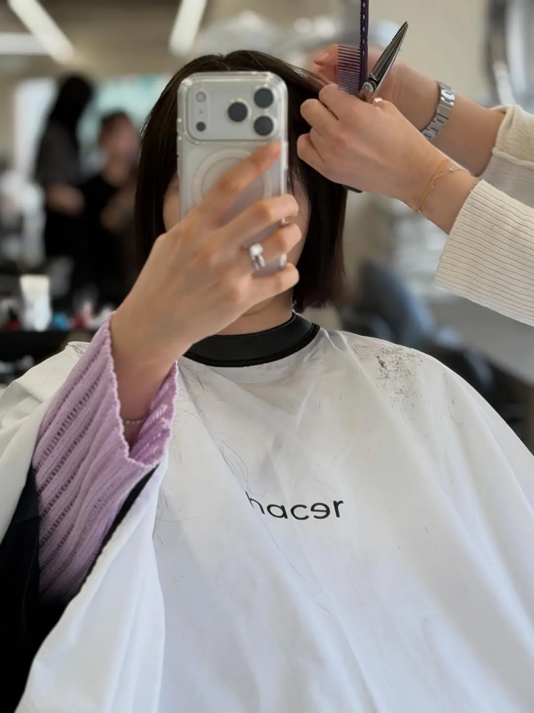 Park Ha-na, actriz, corte bob