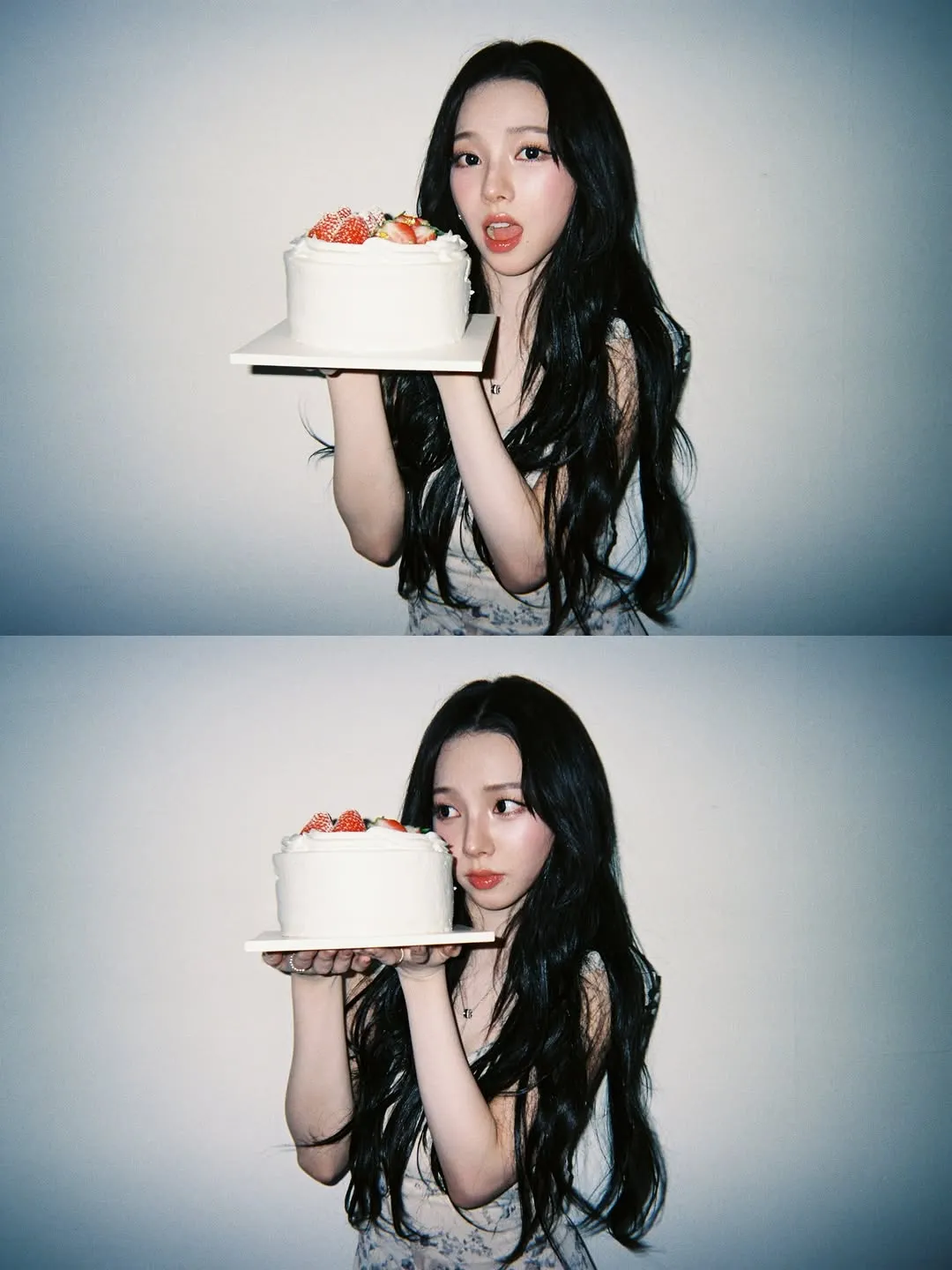 aespa, Karina, birthday, cake, celebration