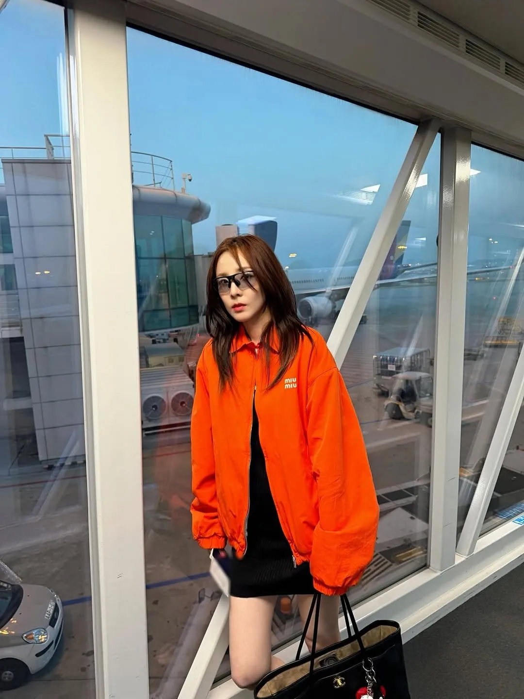 산다라박, 공항, 인천, 팬들, 만남