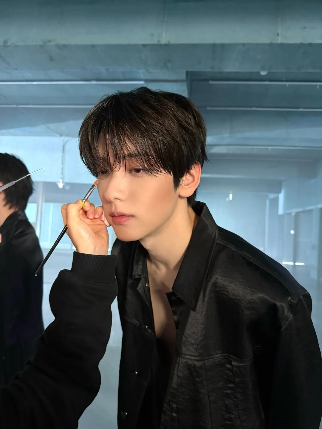 TOMORROW X TOGETHER, TXT, GQ shoot, black outfits, Instagram