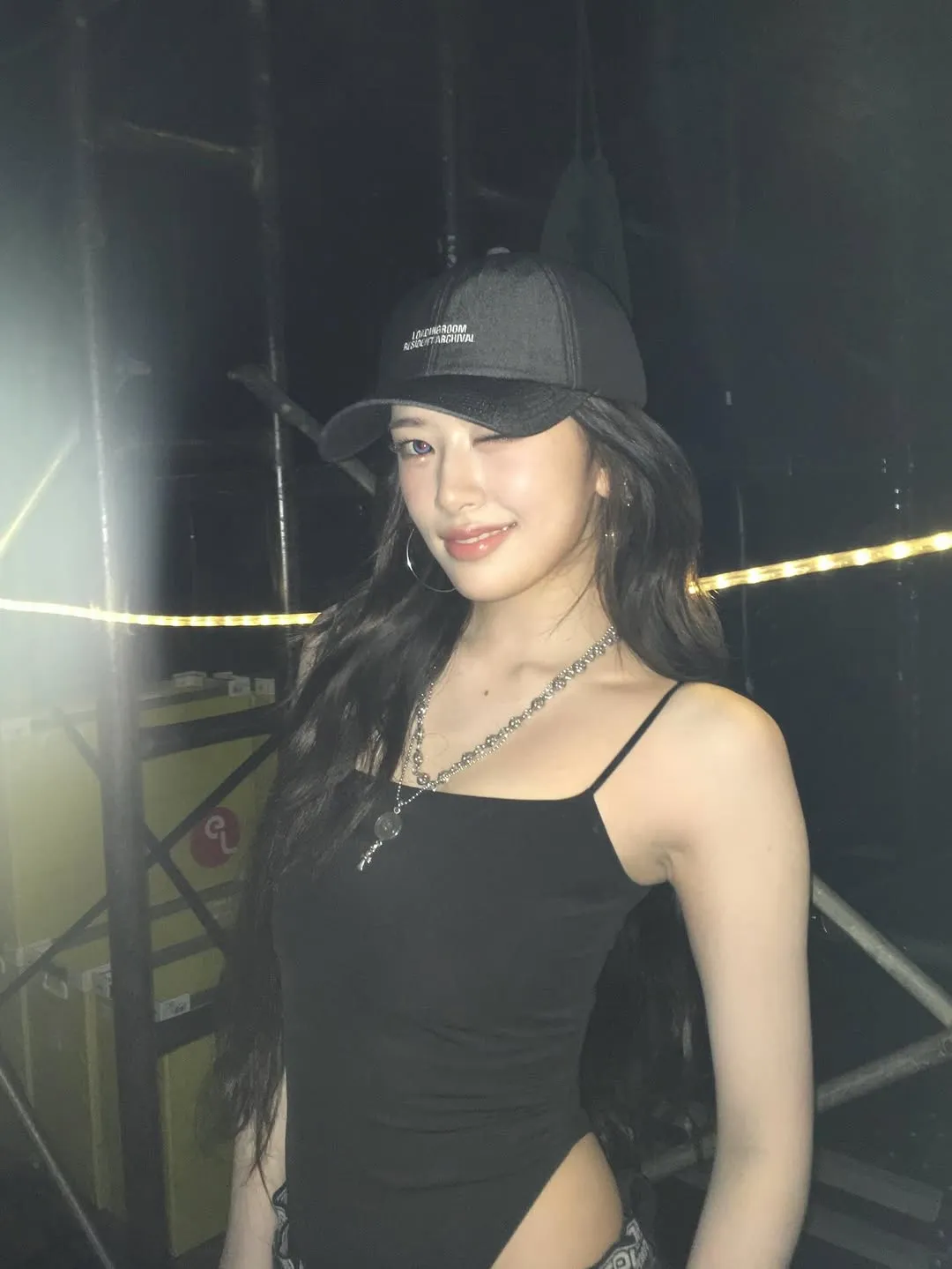 An Yujin, black, styling, IVE, photo