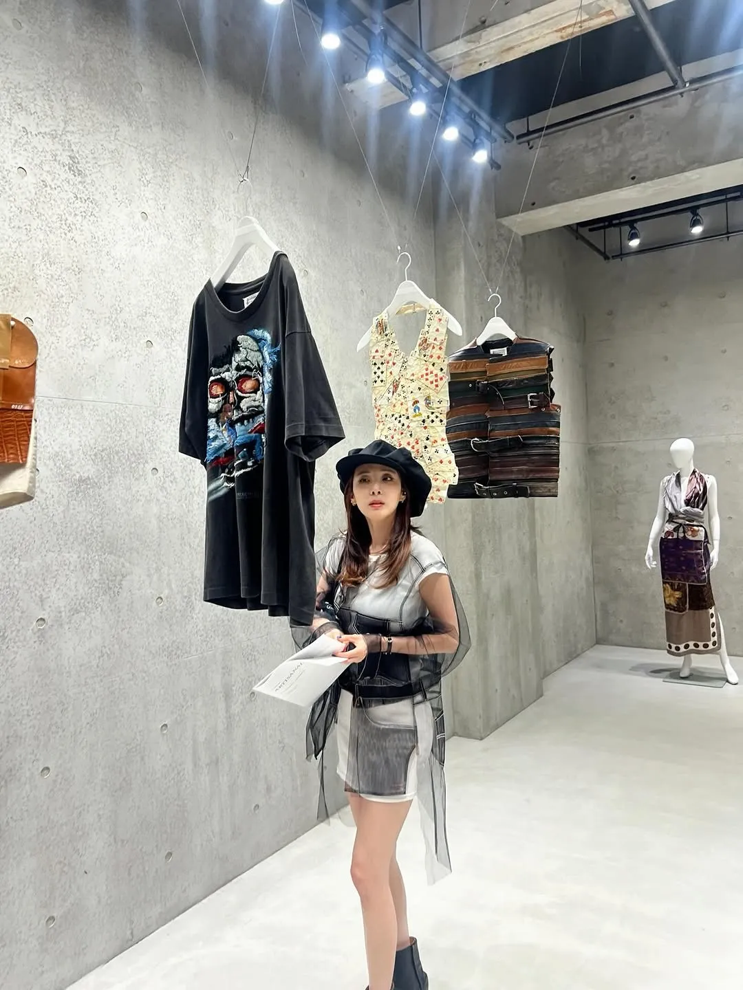 Sandara Park, Tokyo, exhibition, fashion, Artisanal
