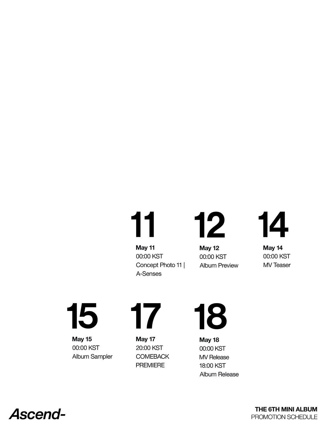 ZEROBASEONE, ZEROBASEONE, ZB1, Ascend, 新專輯