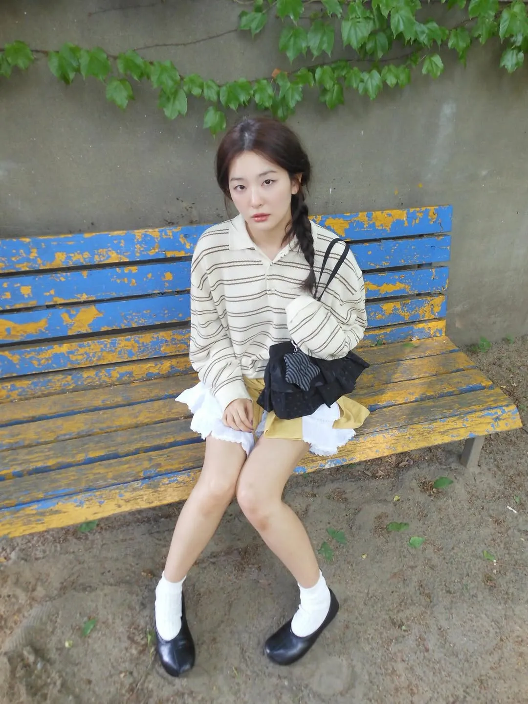 Red Velvet, Seulgi, flowers, Instagram, photo