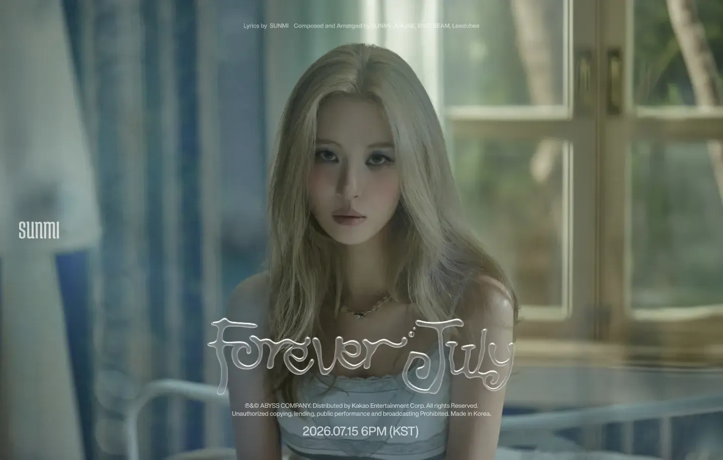 Sunmi, SUNMI, ForeverJuly, new song, release