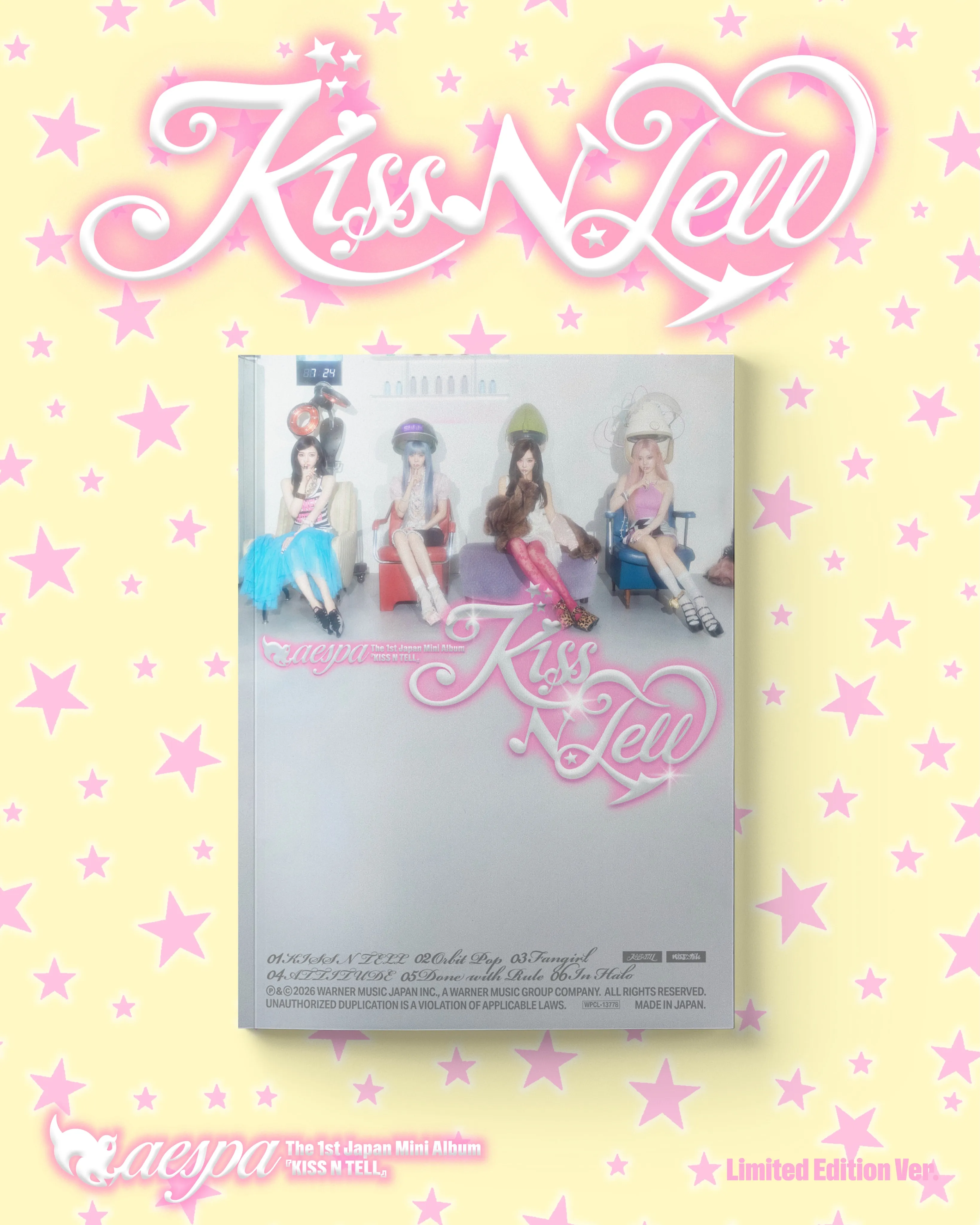 aespa, KISSNTELL, Japanese album, release, K-pop