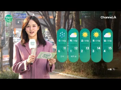 채널아하, '행복한 아침' 초미세먼지 위기 경보 발령