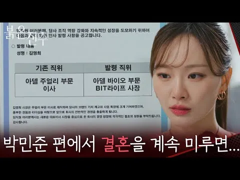 在危机感之中，朴真熙获任社长，千熙珠的不安显露