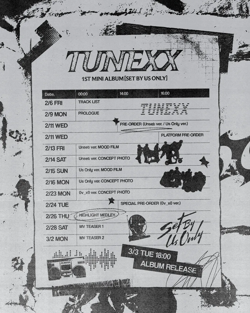 TUNEXX, 出道, IST娛樂, TUNEXX, BOYS 2 PLANET（보플2）, BOYS 2 PLANET, SET BY US ONLY