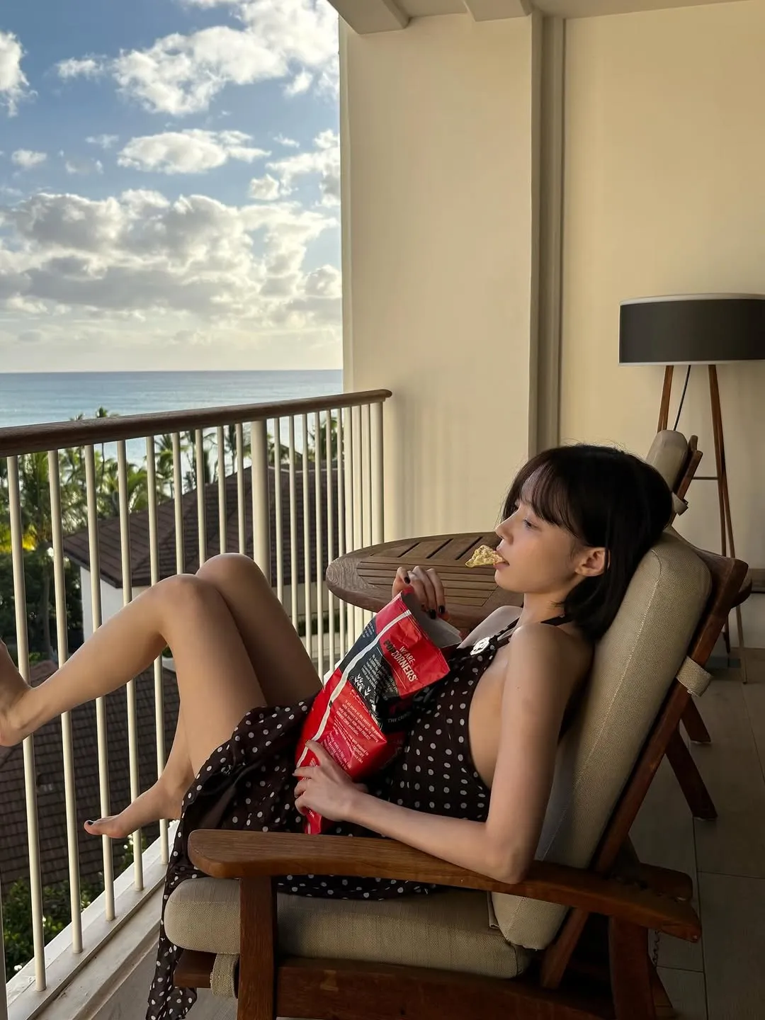 aespa, Winter, Instagram, ensaio fotográfico, cotidiano, praia