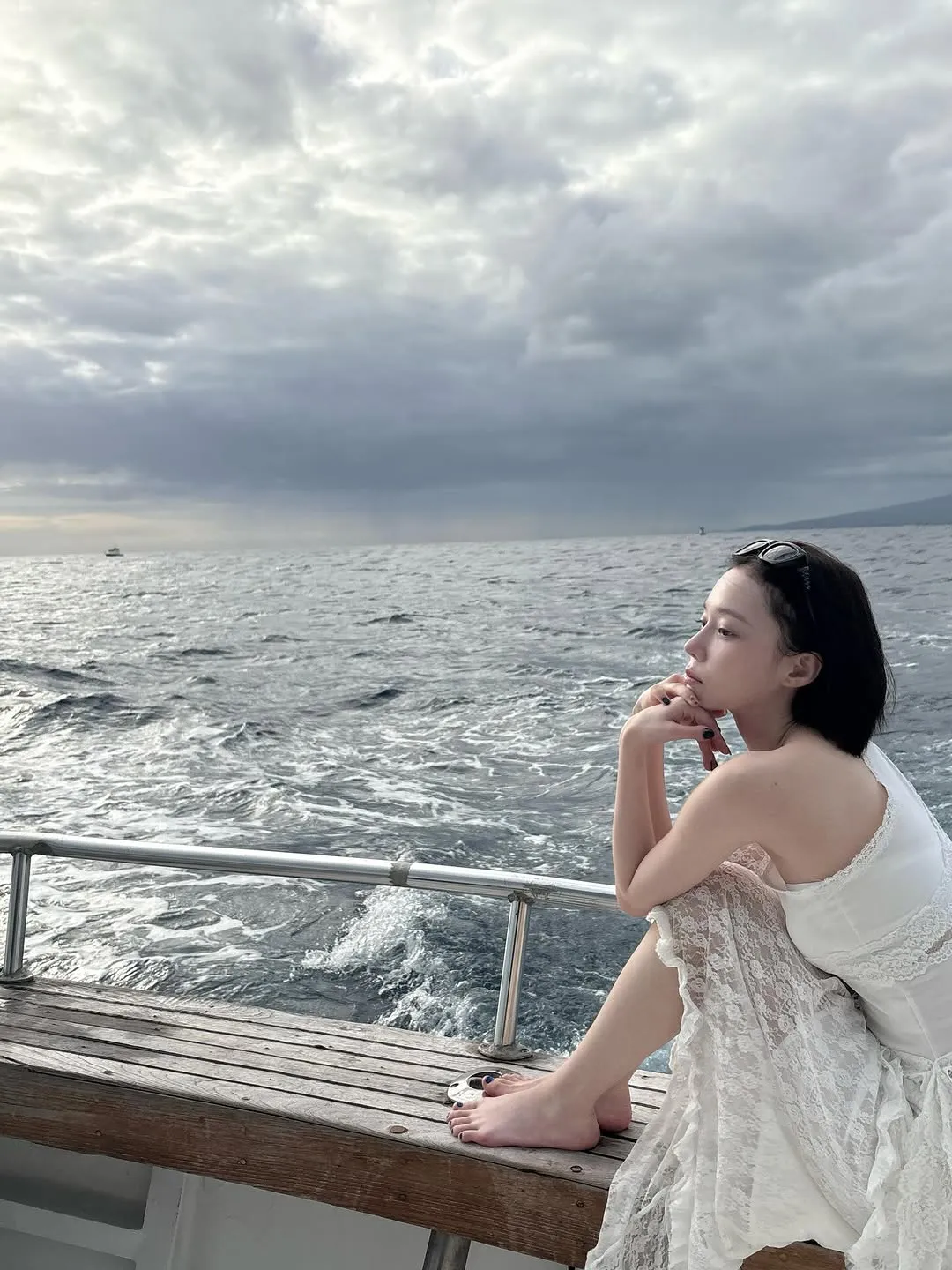 aespa, Winter, Instagram, 氛围感, 大海, 身材, 美貌