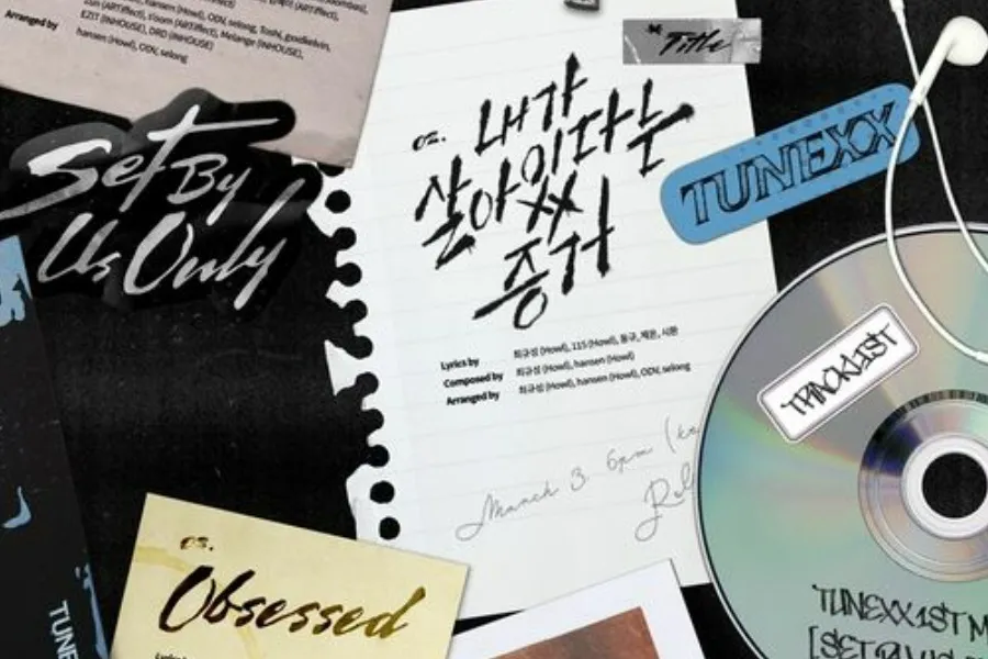 新人组合 TUNEXX 将以出道主打歌《我活着的证据》于下月3日发行