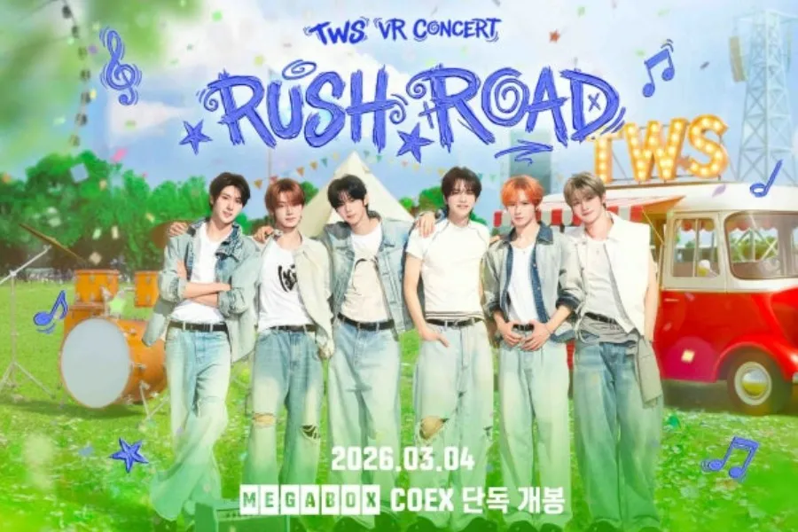 Ver ‘Angtal’ bem na sua frente… TWS lança concerto VR ‘Rush Road’ em março