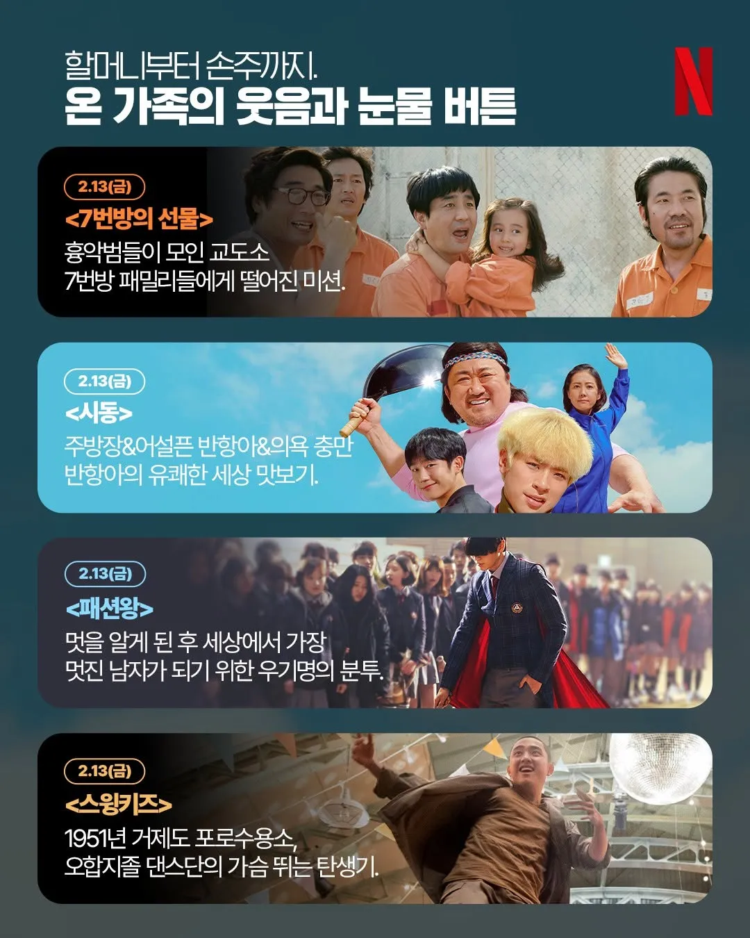 เน็ตฟลิกซ์, วันหยุดยาว, คอนเทนต์, ตรุษเกาหลี, แนะนำ