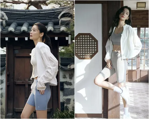 Jun Ji-hyun, bộ ảnh, athleisure, vẻ đẹp khỏe khoắn, Gunche