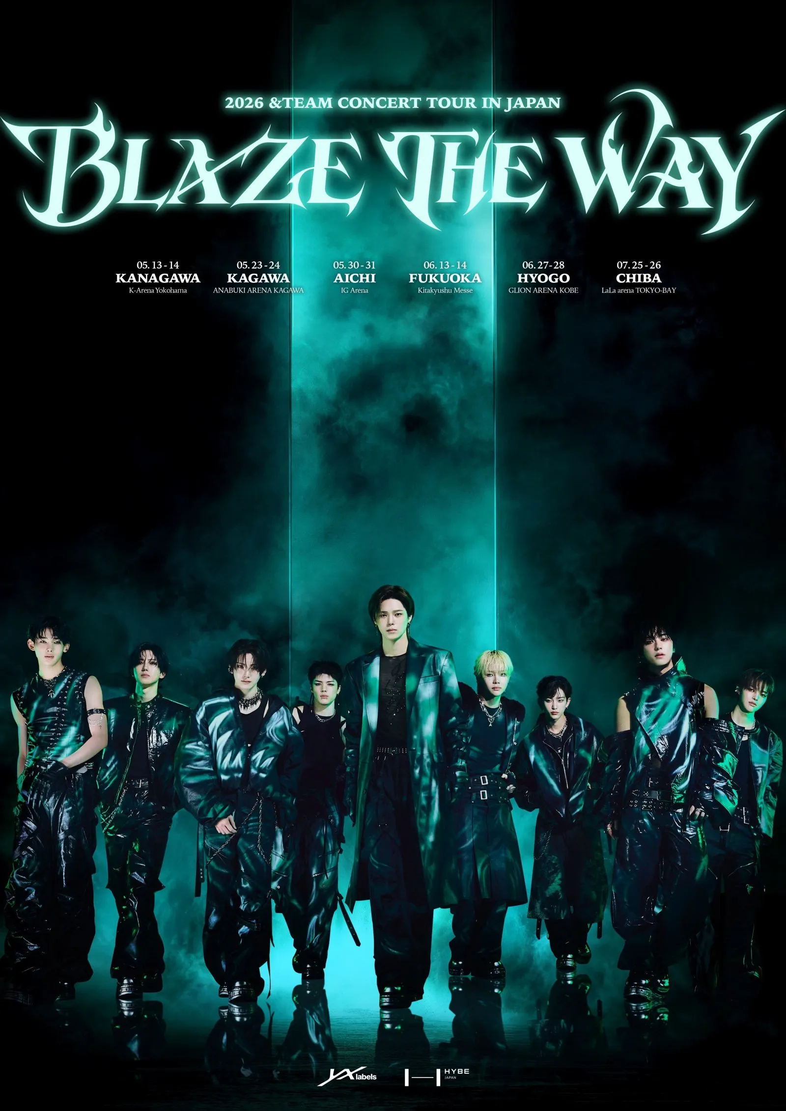 &TEAM, 亞洲巡演, 百萬銷量, &TEAM, BLAZE THE WAY, We on Fire, INSPIRE Arena