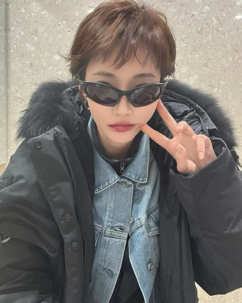 Go Jun-hee Goes Ultra-Hip With Pixie Cut and Shades — Vibes Off the Charts
