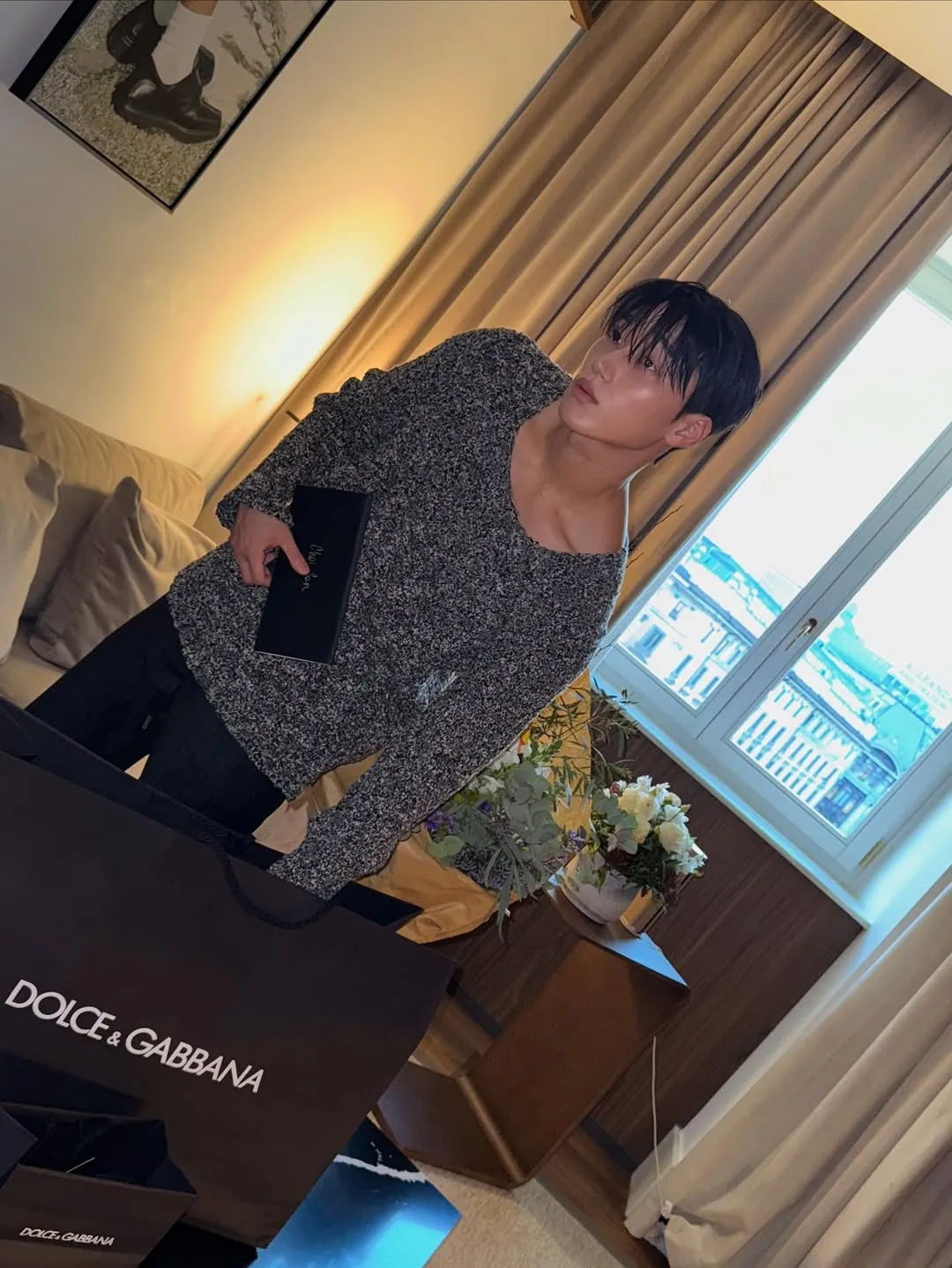 에이티즈, 산, 돌체앤가바나, 인스타그램, 이탈리아, 밀라노