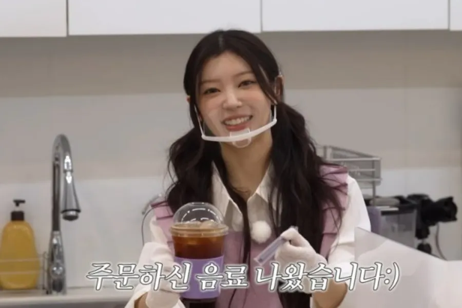 아일릿, 식당·카페서 포착…현실 밀착형 아르바이트 도전기