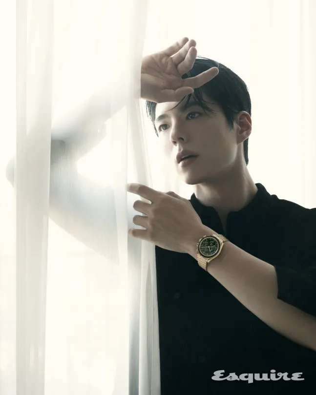 Park Bo-gum, Omega, ensaio, luxo, relógios, Esquire, revista