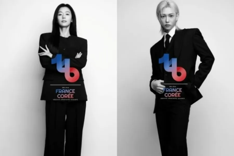 Jun Ji-hyun e Felix, do Stray Kids, são nomeados embaixadores honorários pelo 140º aniversário das relações Coreia–França