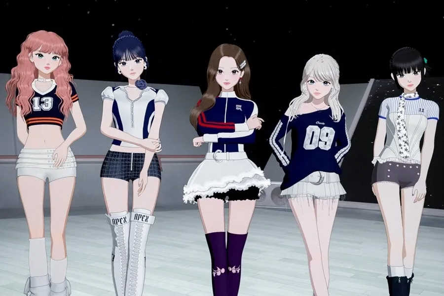 虚拟女团 OWIS，完成“校服→练习服→舞台服”的成长叙事