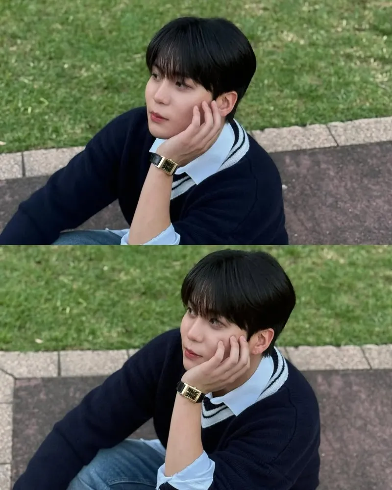 Jongho de ATEEZ nos muestra su look definitivo para una cita primaveral