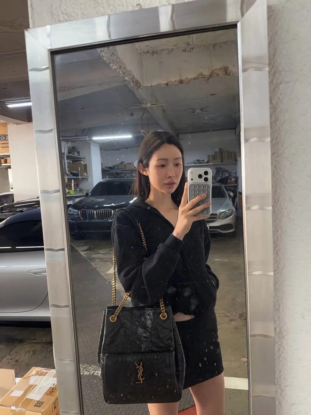 Cha Jung-won, Actriz, Total black, Instagram, Moda