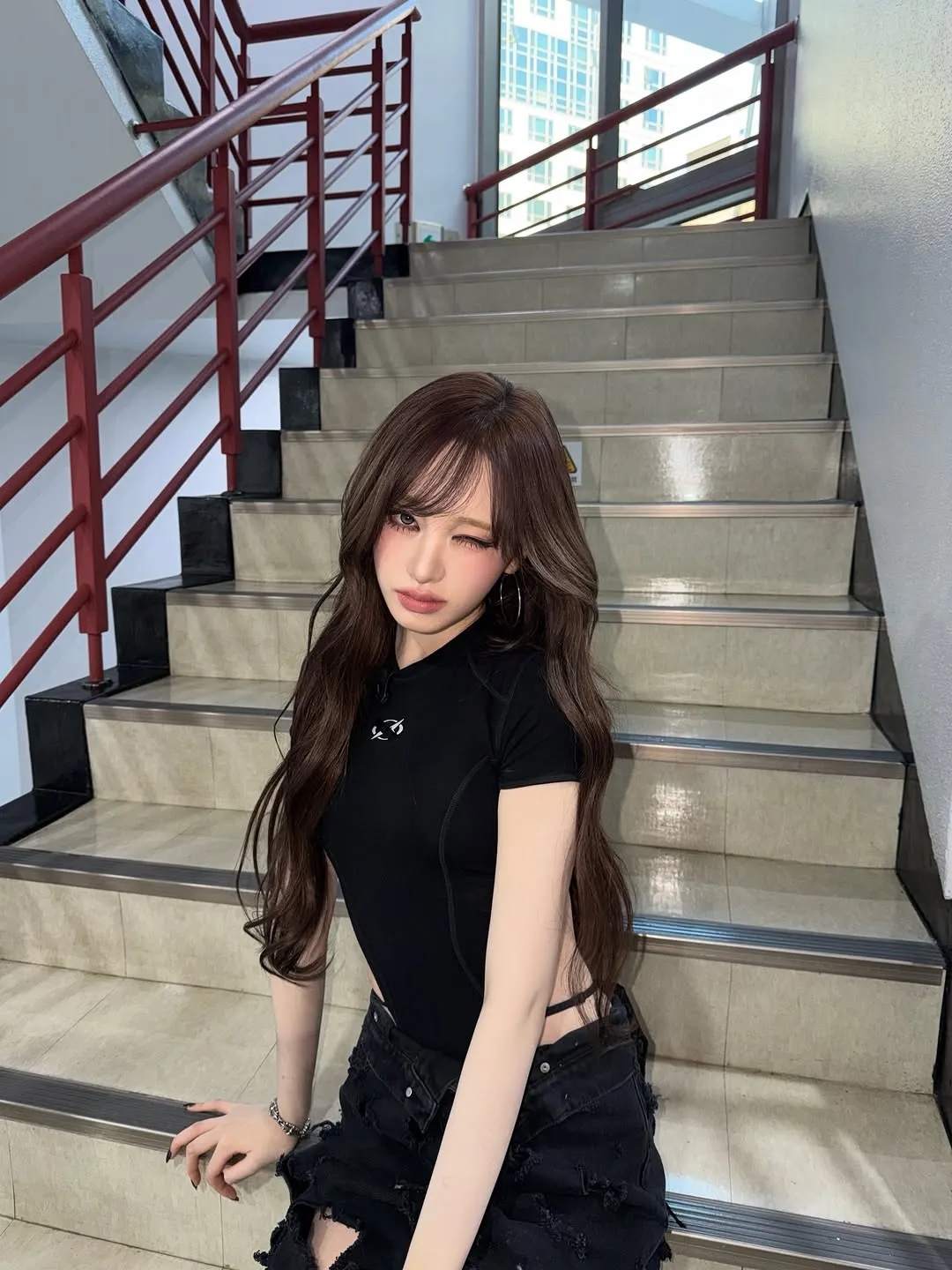 IVE, リズ, シック, ファッション, インスタグラム