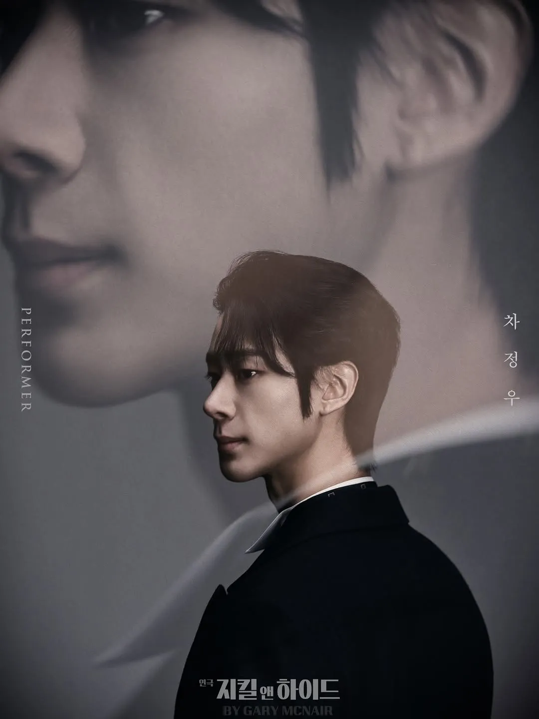 Jung-woo Cha, Young-woo Chu, teatro, El extraño caso del Dr. Jekyll y Mr. Hyde, obra unipersonal, fotos conceptuales, clip del reparto