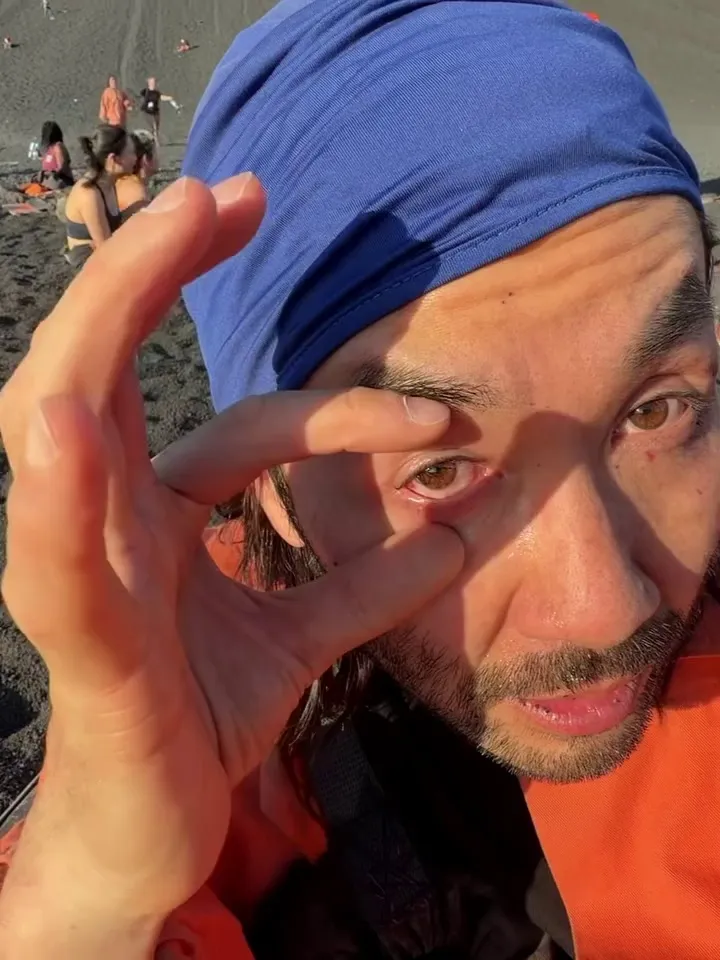 Noh Hong-chul, active volcano, Instagram, challenge, passion