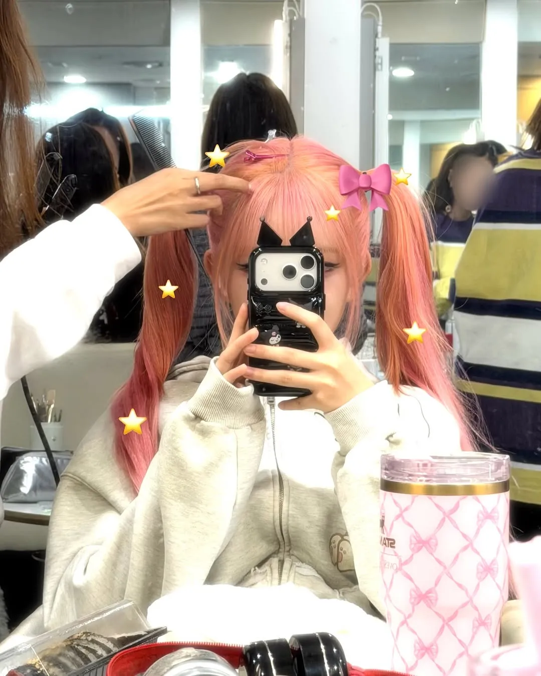 IVE, Rei, Instagram, Charm, Twin tails, Shoujo manga