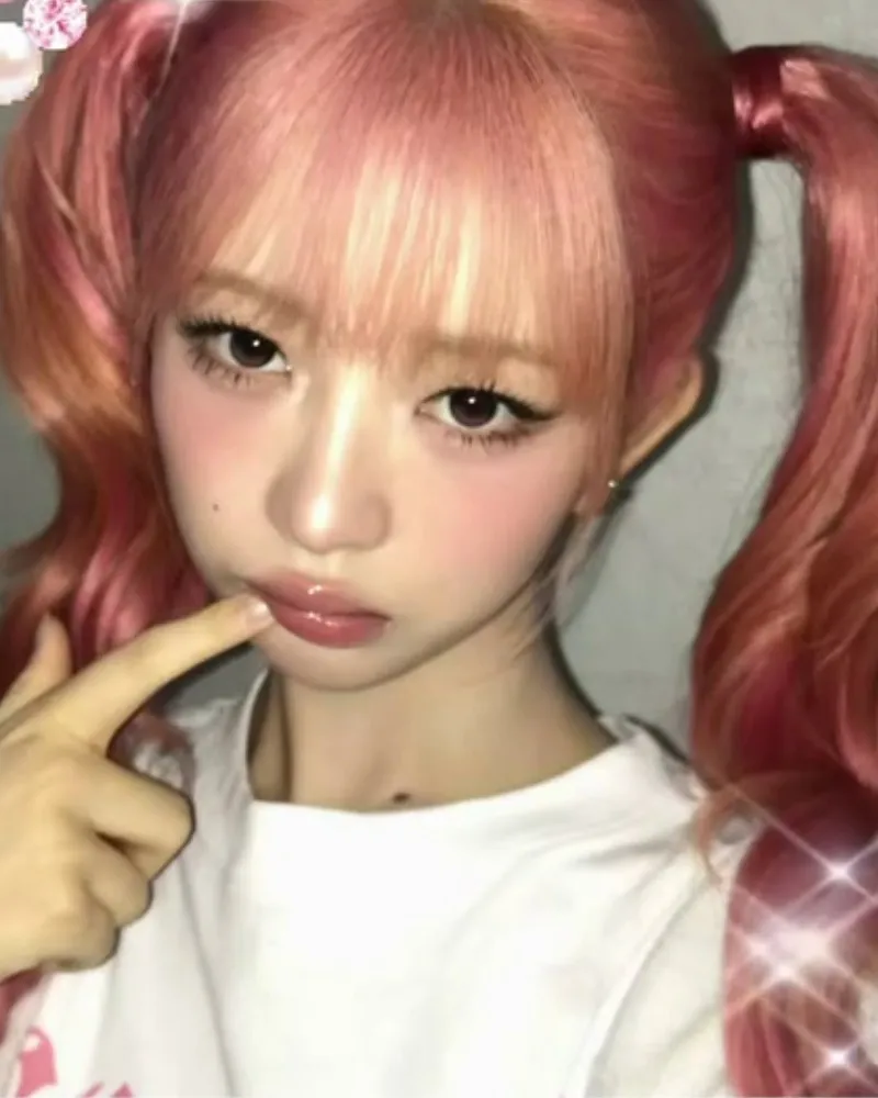 순정 만화 찢고 나왔네…아이브 레이, 사랑스러운 '양 갈래' 헤어