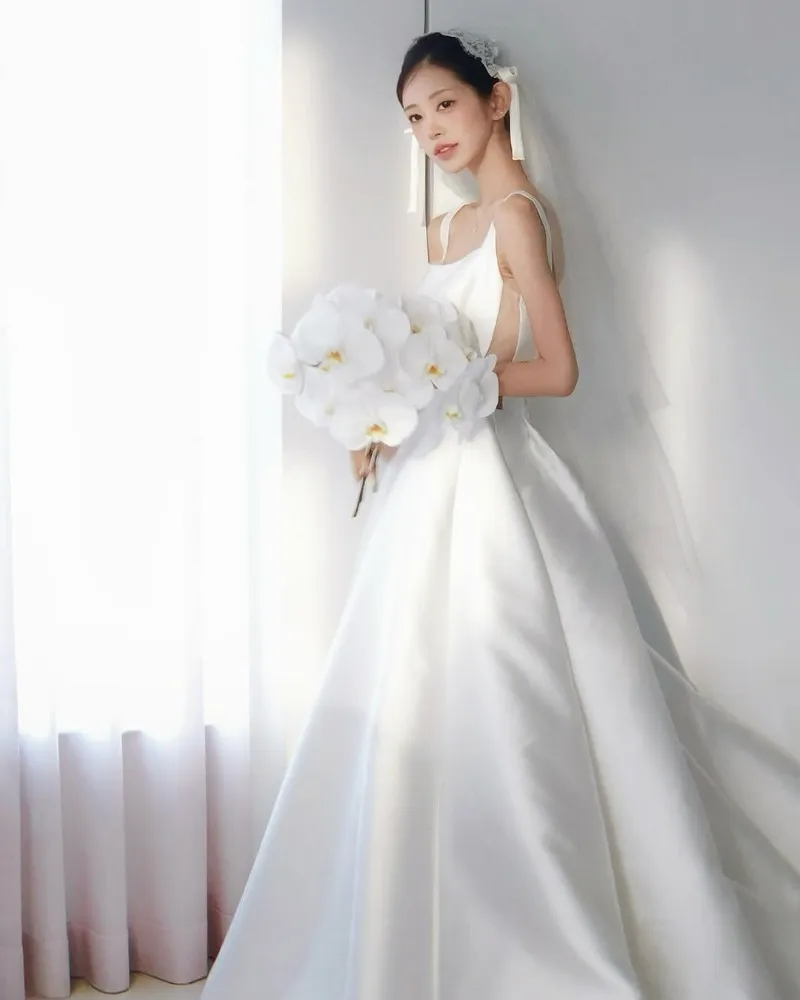 “已故崔真实之女”崔俊熙，婚前纯白婚纱造型公开（附图）