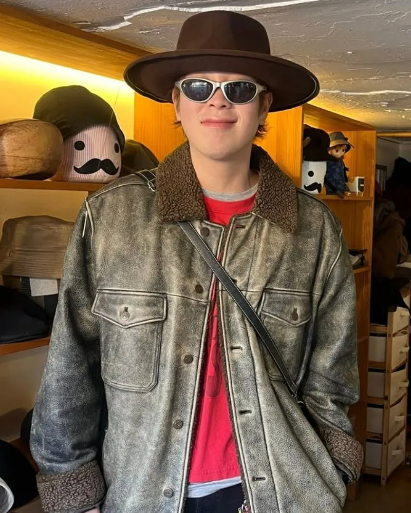 《真教育》Block B成员P.O，墨镜+牛仔帽…顽皮感十足