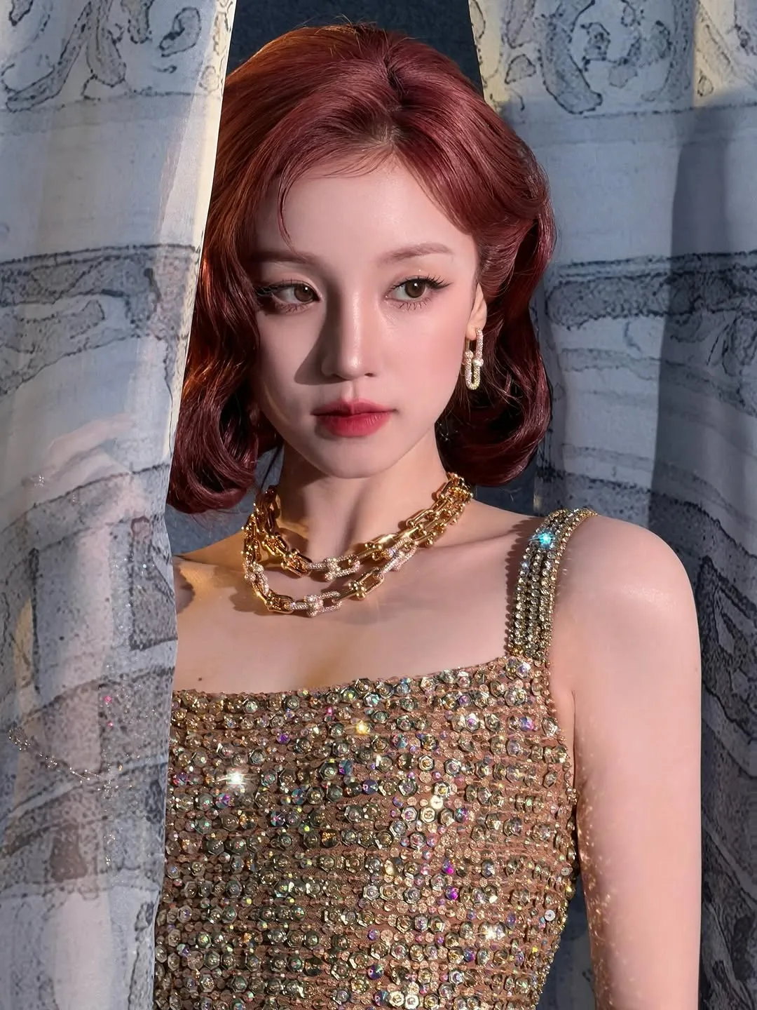 (G)I-DLE, 宋雨琦, Instagram, 礼服, 造型, 美貌