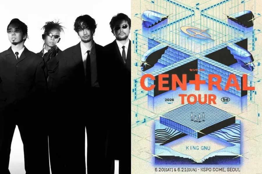 La banda insignia de Japón, King Gnu, conquista el KSPO DOME de Seúl: regresan en junio
