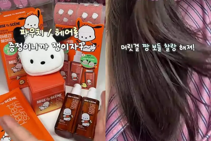 [K-makeup] Mẹo vàng chăm sóc mái tóc “bồng bềnh”… Pochacco dễ thương là quà kèm!