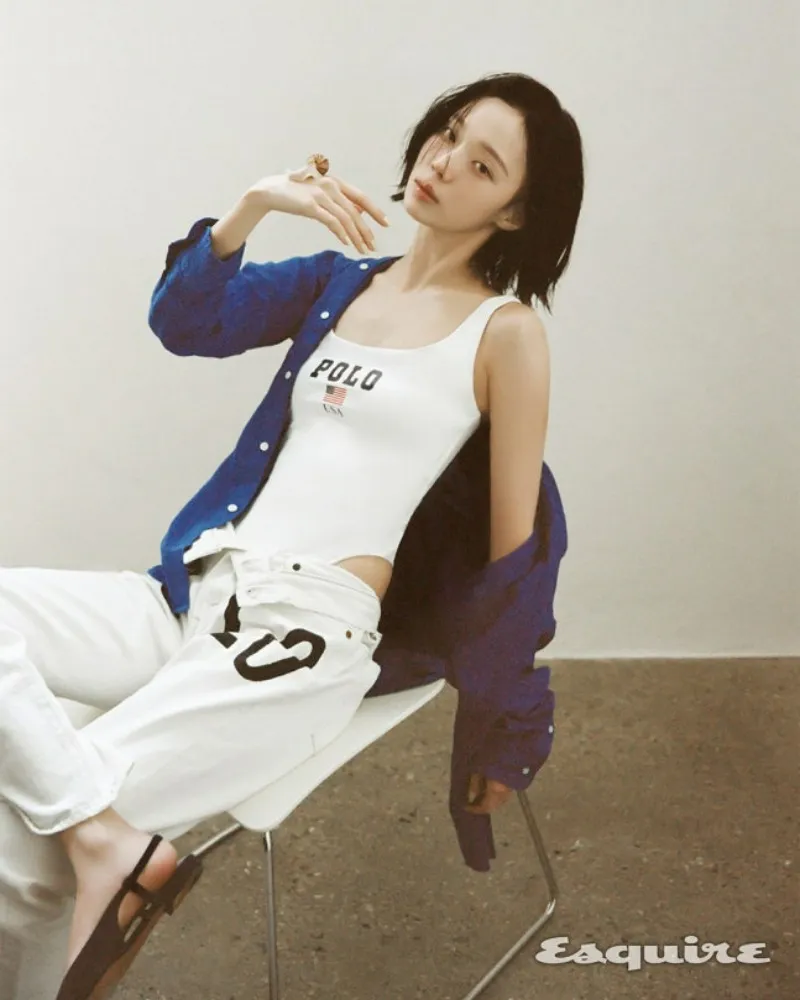 [화보] 'BTS 정국과 열애설' 윈터, 팔뚝 사수 완료