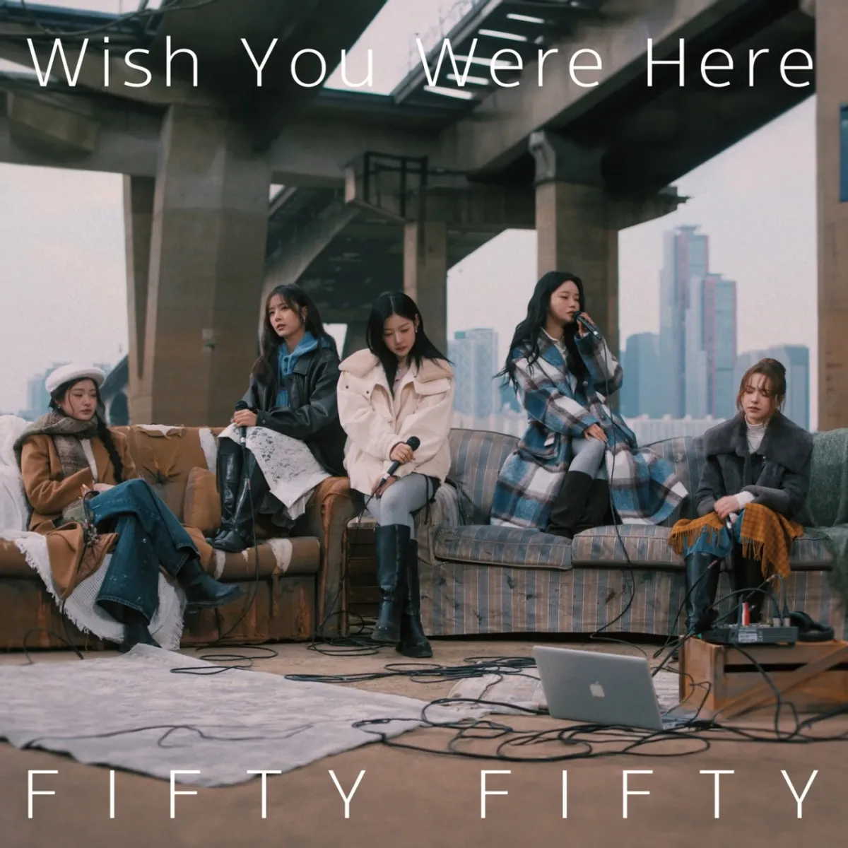 FIFTY FIFTY, Pink Floyd, bản làm lại, Wish You Were Here