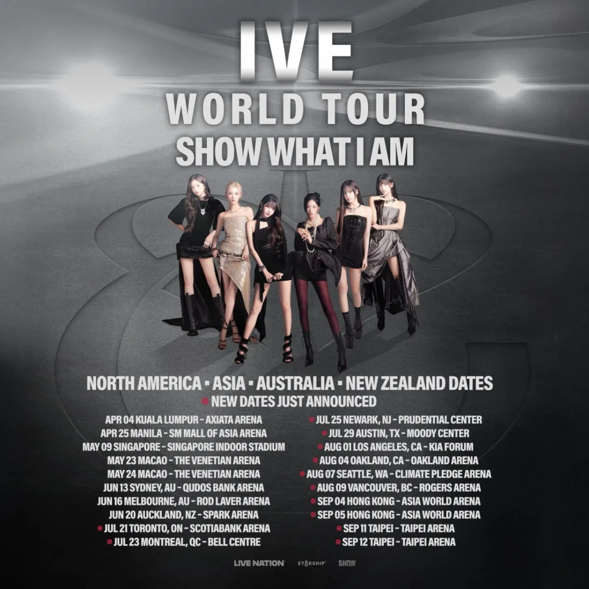 IVE, World Tour, Idol, SHOW WHAT I AM, REVIVE+, Bang Bang