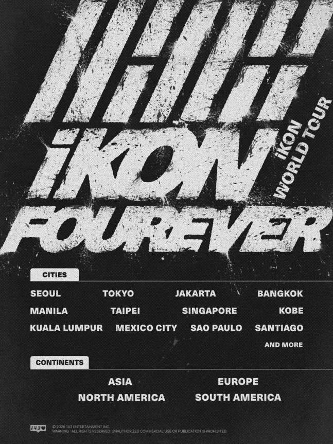 iKON Kick Off ‘FOUREVER’ World Tour In Seoul This May — Asia, Europe, And The Americas On The Map