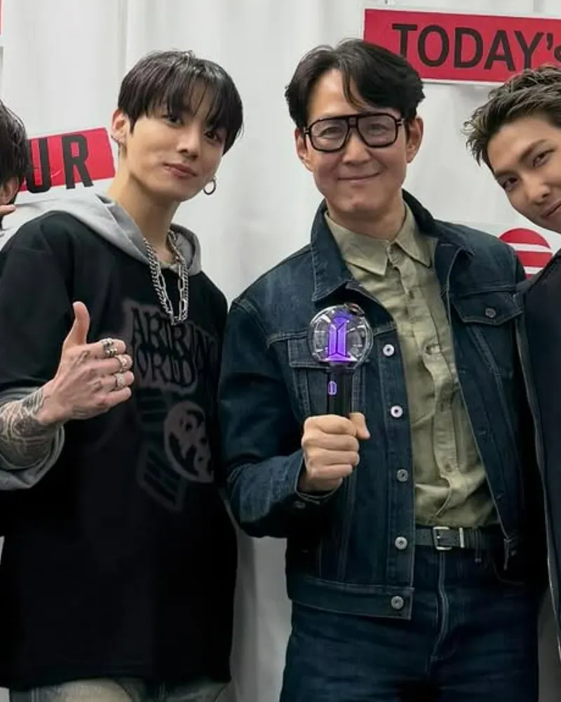 世界級與世界級的相遇…《魷魚遊戲》的李政宰曬BTS演唱會認證