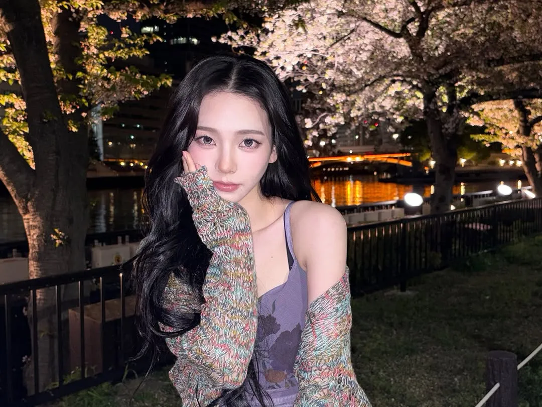 Karina, aespa, Instagram, ídolo del K-pop, hanami