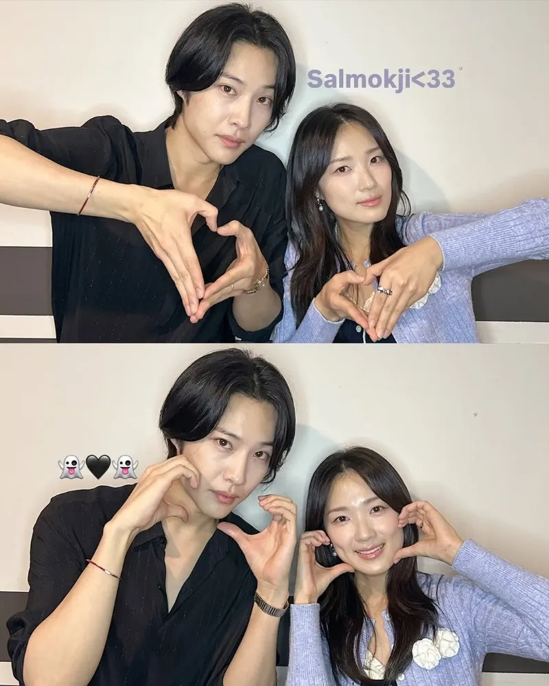 ‘Salmogji’ Stars Jong-won Lee and Hye-yoon Kim Drop Adorable Double-Heart Pics — Fans Demand a Couple Pictorial